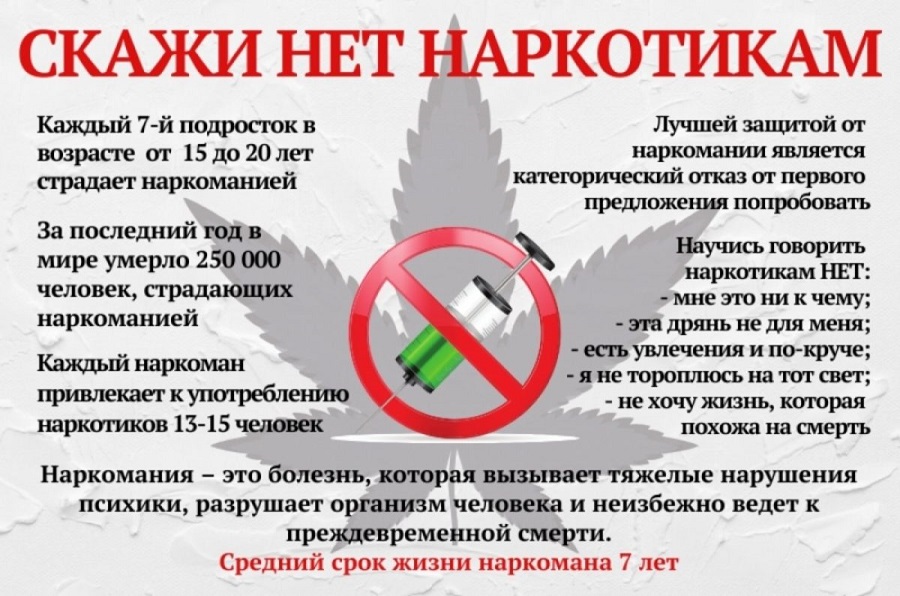 Профилактика наркомании.